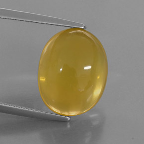Opale di fuoco Giallo naturale da 7.58 ct, Trasparente, Trasparente/Traslucido