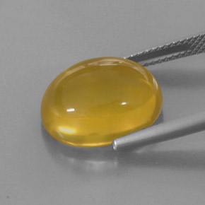 Opale di fuoco Giallo naturale da 7.58 ct, Trasparente, Trasparente/Traslucido
