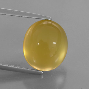 Opale di fuoco naturale giallo da 9,05 ct, trasparente, trasparente/traslucido