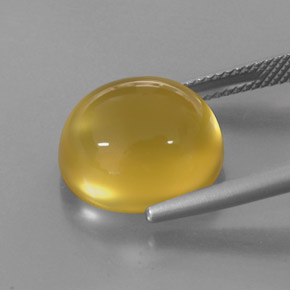 Opale di fuoco naturale giallo da 9,05 ct, trasparente, trasparente/traslucido