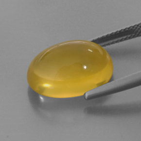 Opale di fuoco naturale giallo da 7,92 ct, trasparente, trasparente/traslucido