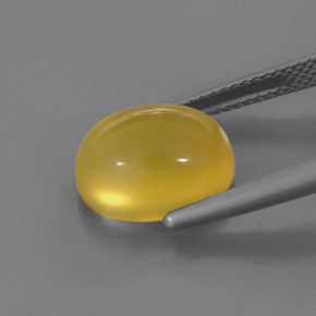 Opale di fuoco Giallo naturale da 4.63 ct, Trasparente, Trasparente/Traslucido