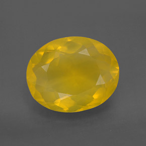 Opale di fuoco Giallo naturale da 4.80 ct, Trasparente, Trasparente/Traslucido