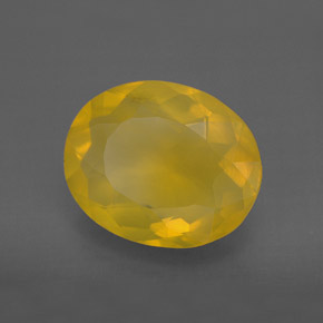 Opale di fuoco Giallo naturale da 4.80 ct, Trasparente, Trasparente/Traslucido