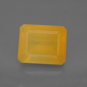 Opale di fuoco naturale giallo da 5,30 ct, trasparente, trasparente/traslucido