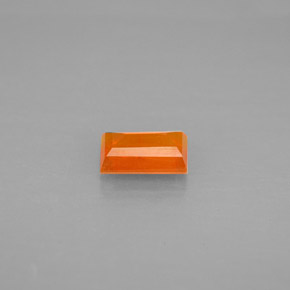 Opale di fuoco naturale arancione da 0,43 ct, trasparente, trasparente/traslucido