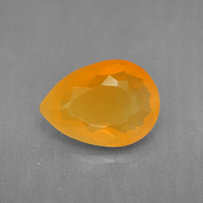 Opale di fuoco Giallo arancio naturale da 1.89 ct, Trasparente, Trasparente/Traslucido