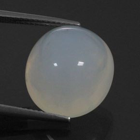 Opale di fuoco naturale bianco da 12,53 ct, trasparente, trasparente/traslucido