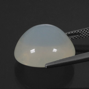 Opale di fuoco naturale bianco da 12,53 ct, trasparente, trasparente/traslucido