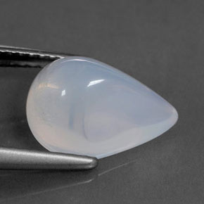 Opale di fuoco naturale bianco da 2,79 ct, trasparente, trasparente/traslucido