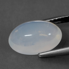 Opale di fuoco naturale bianco da 2,32 ct, trasparente, trasparente/traslucido
