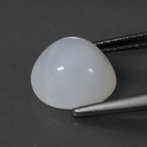 Opale di fuoco naturale bianco da 2,79 ct, trasparente, trasparente/traslucido