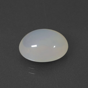 Opale di fuoco naturale bianco da 5,67 ct, trasparente, trasparente/traslucido