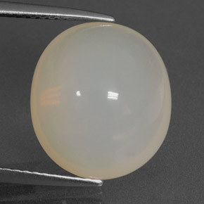 Opale di fuoco naturale bianco da 8,68 ct, trasparente, trasparente/traslucido