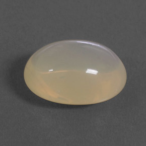 Opale di fuoco naturale bianco da 4,40 ct, taglio ovale, trasparente