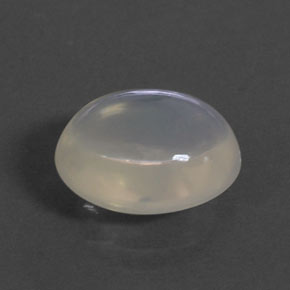 Opale di fuoco naturale bianco da 4,47 ct, taglio ovale, trasparente