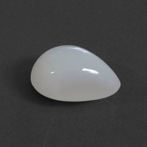 Opale di fuoco naturale bianco da 2,68 ct, trasparente, trasparente/traslucido