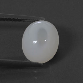 Opale di fuoco naturale bianco da 2,28 ct, trasparente, trasparente/traslucido