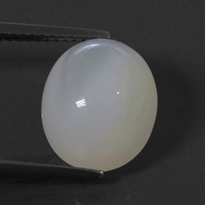 Opale di fuoco naturale bianco da 5,05 ct, trasparente, trasparente/traslucido