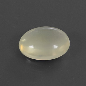 Opale di fuoco naturale bianco da 2,75 ct, taglio ovale, trasparente