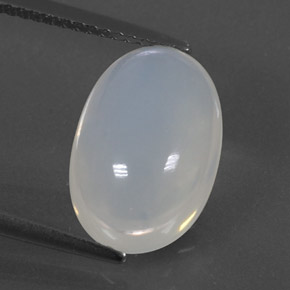 Opale di fuoco naturale bianco da 4,70 ct, taglio ovale, trasparente