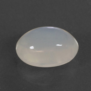 Opale di fuoco naturale bianco da 2,24 ct, taglio ovale, trasparente