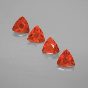 Opale di fuoco naturale arancione da  ct, trillion, trasparente