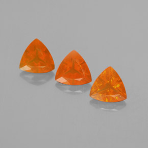 Opale di fuoco naturale arancione da  ct, trillion, trasparente
