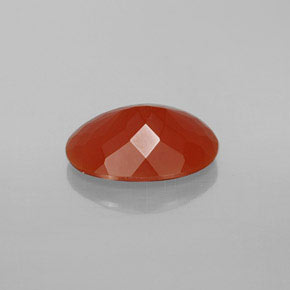 Opale di fuoco naturale arancione da 2,83 ct, taglio ovale, trasparente
