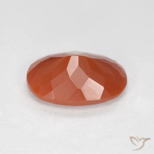 Opale di fuoco Rosso fuoco naturale da 1.12 ct, Ovale, Trasparente