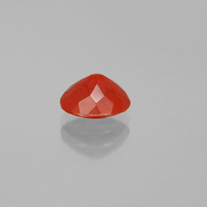 Opale di fuoco naturale arancione da 1,10 ct, taglio ovale, trasparente