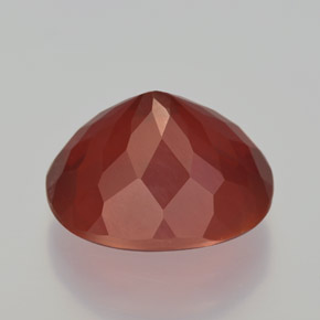 Opale di fuoco naturale rosso da 4,68 ct, trasparente, trasparente/traslucido