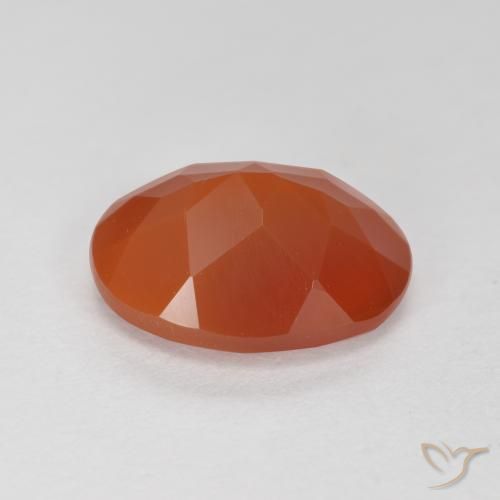 Opale di fuoco Rosso chiaro naturale da 1.74 ct, Ovale, Traslucido