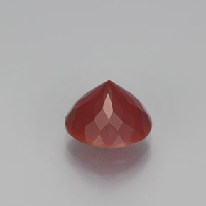 Opale di fuoco naturale arancione da 2,00 ct, taglio rotondo, traslucido