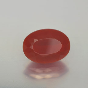 Opale di fuoco Rosso fuoco naturale da 1.90 ct, Taglio ovale, Traslucido