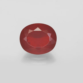 Opale di fuoco naturale rosso da 1,95 ct, trasparente, trasparente/traslucido