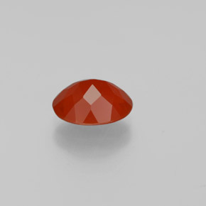 Opale di fuoco Arancione naturale da 1.29 ct, Taglio ovale, Trasparente