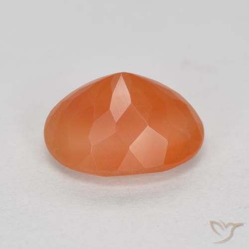 Opale di fuoco Arancio Medio naturale da 1.62 ct, Ovale, Trasparente