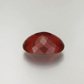 Opale di fuoco Arancione rossastra naturale da 3.09 ct, Taglio ovale, Trasparente