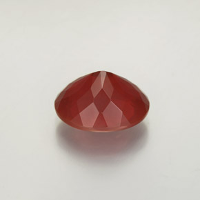 Opale di fuoco naturale rosso da 2,96 ct, trasparente, trasparente/traslucido
