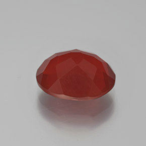 Opale di fuoco Rosso arancione naturale da 3.46 ct, Ovale, Trasparente/Traslucido