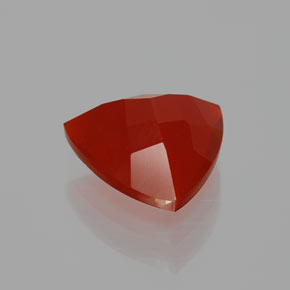 Opale di fuoco naturale rosso da 2,46 ct, trillion, trasparente