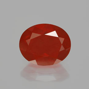Opale di fuoco Rosso arancione naturale da 2.97 ct, Trasparente, Trasparente/Traslucido