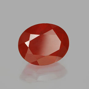 Opale di fuoco Rosso arancione naturale da 2.97 ct, Trasparente, Trasparente/Traslucido