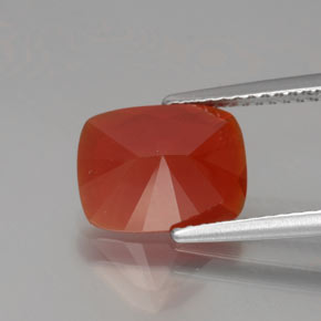 Opale di fuoco Rosso medio naturale da 2.08 ct, Trasparente, Trasparente/Traslucido