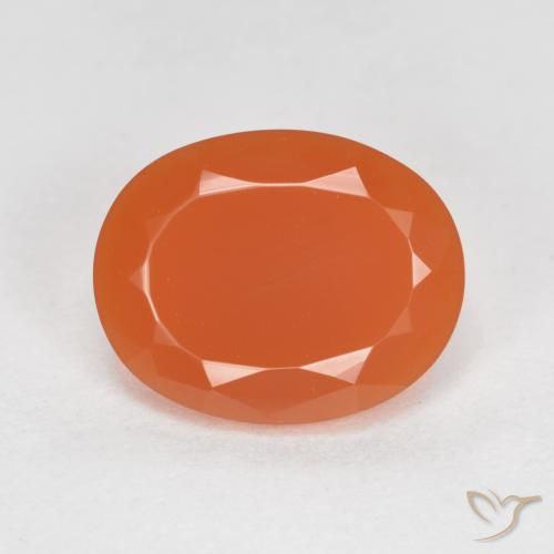 1.82ct Naturale Arancia Fuoco Opale di fuoco, Ovale, Trasparente