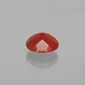 Opale di fuoco naturale arancione da 2,24 ct, taglio ovale, trasparente