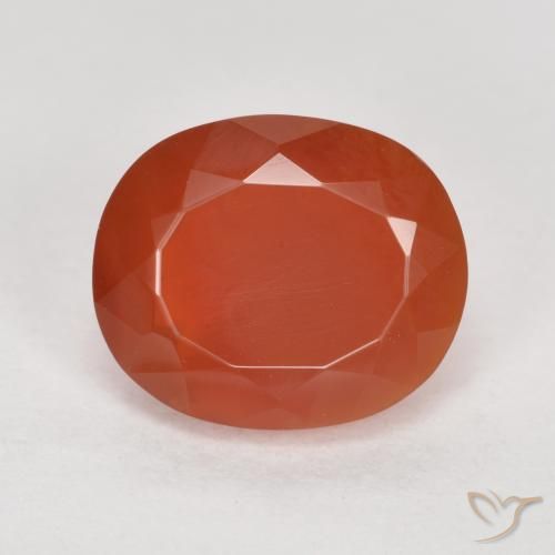 1.85ct Naturale Rosso arancione Opale di fuoco, Ovale, Trasparente