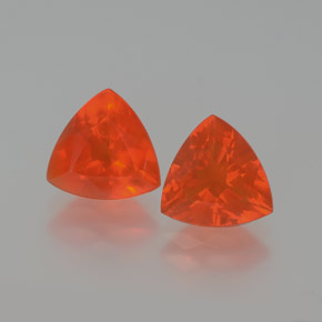 Opale di fuoco naturale arancione da  ct, trillion, trasparente