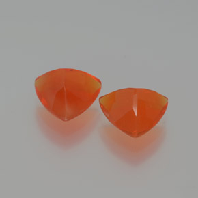 Opale di fuoco naturale arancione da  ct, trillion, trasparente
